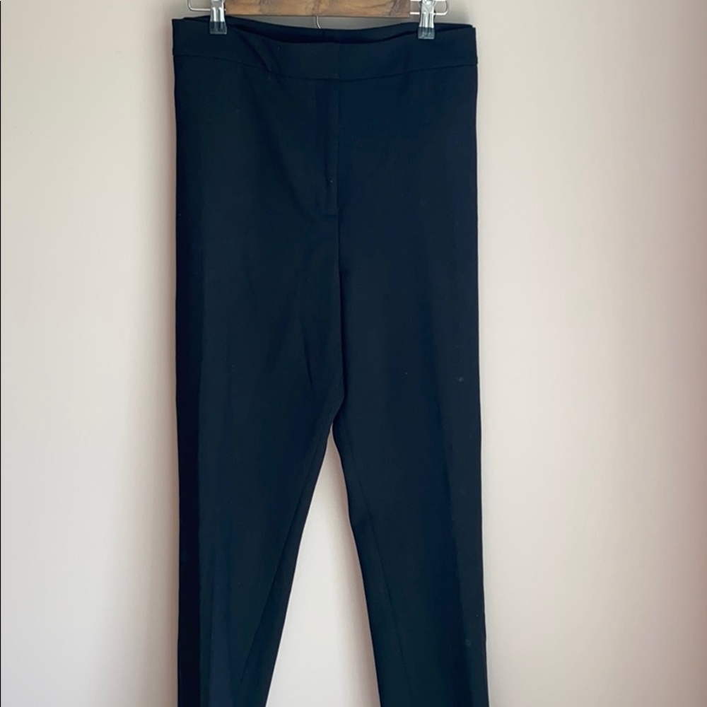 NWT‎ Halogen Ela Taylor Straight Leg Pants Black 22 - Picture 4 of 5
